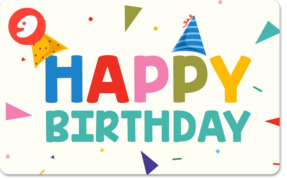E-Gift Card-HAPPY BIRTHDAY F