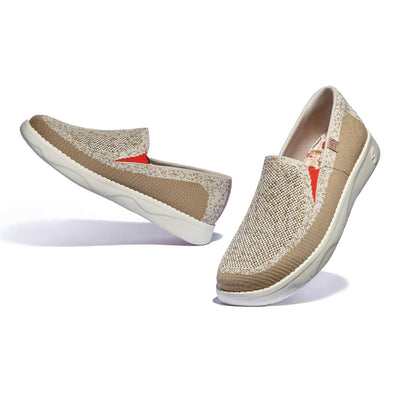 UIN Men Cappuccino Tarragona II Men Canvas loafers