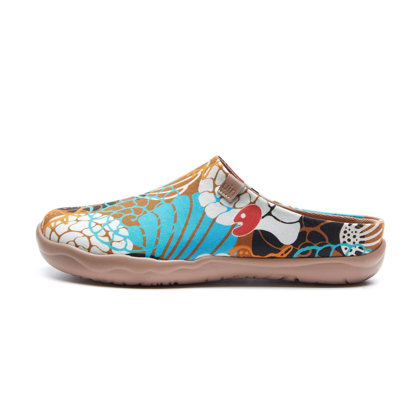 UIN Footwear Women Colorful Shells Malaga Women Canvas loafers