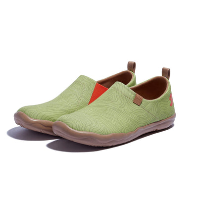 UIN Women Daiquiri Green 2 Toledo I Women Canvas loafers