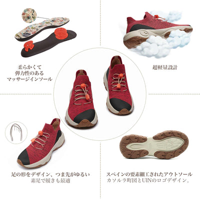 Dark Red Cazorla I Women