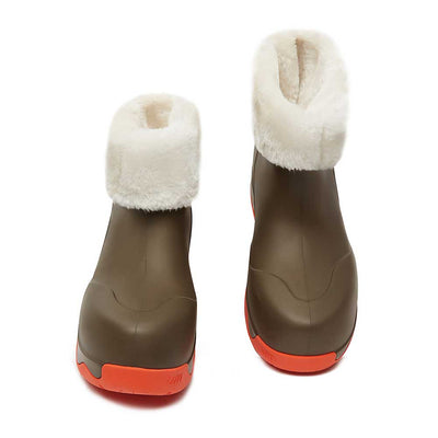 Chocolate Boots with Napped Linings Navarra Women