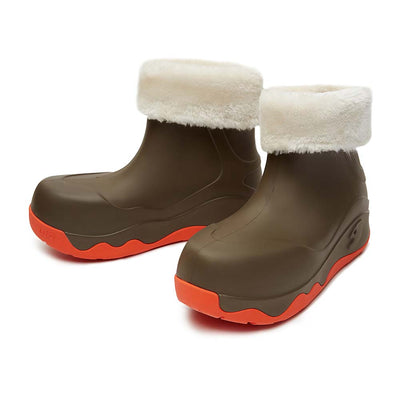 Chocolate Boots with Napped Linings Navarra Women