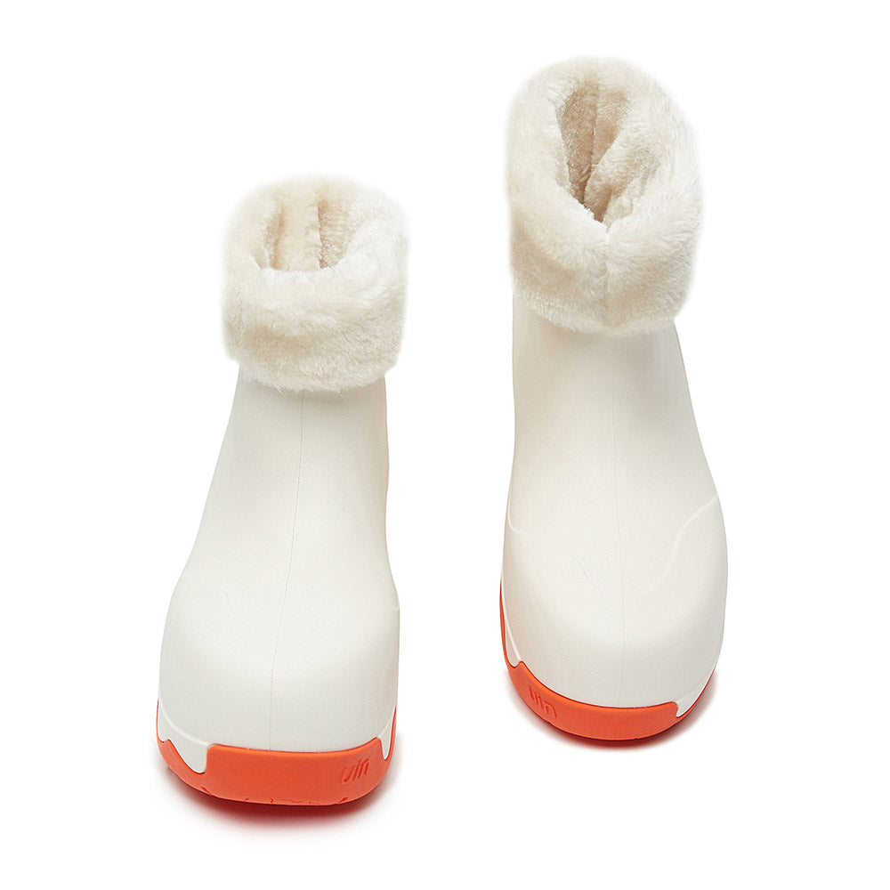 Bright White Boots with Napped Linings Navarra Women