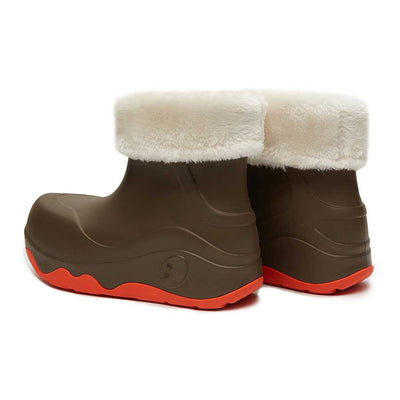 Chocolate Boots with Napped Linings Navarra Women