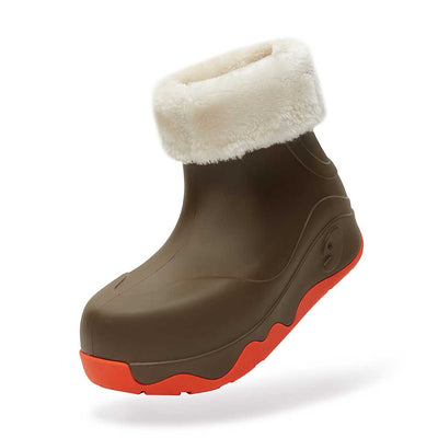 Chocolate Boots with Napped Linings Navarra Women