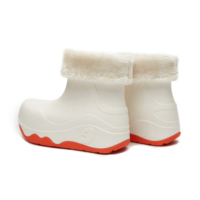 Bright White Boots with Napped Linings Navarra Women