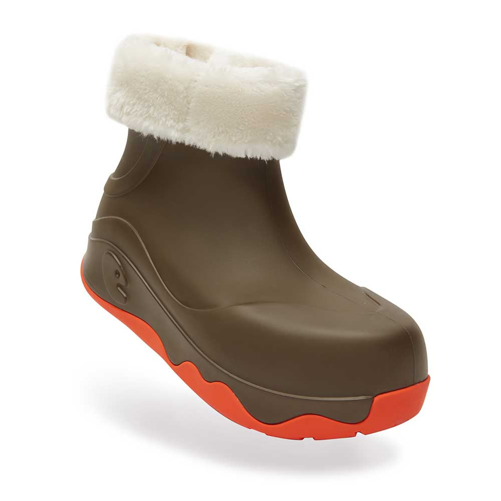 Chocolate Boots with Napped Linings Navarra Women