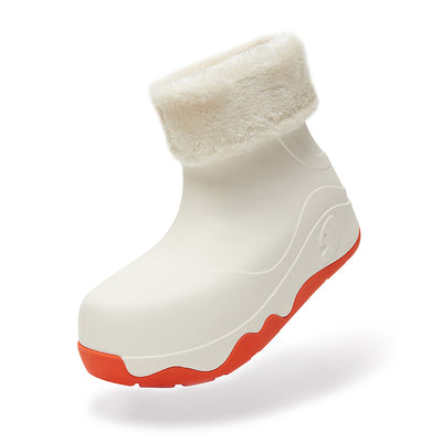 Bright White Boots with Napped Linings Navarra Women
