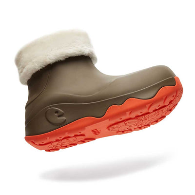 Chocolate Boots with Napped Linings Navarra Women