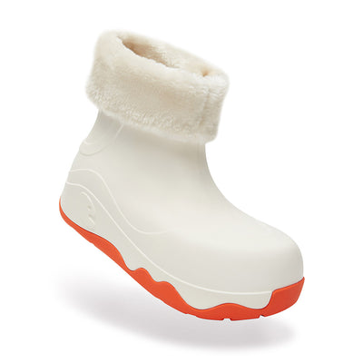 Bright White Boots with Napped Linings Navarra Women