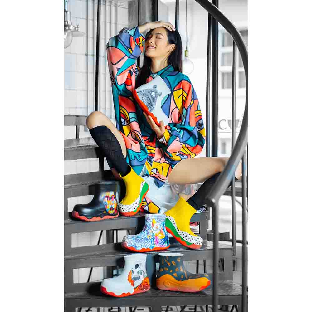 Skeleton Boots with Napped Linings Navarra Women