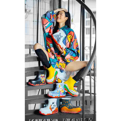Skeleton Boots with Napped Linings Navarra Women