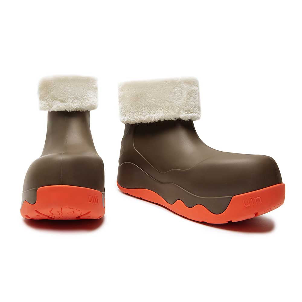 Chocolate Boots with Napped Linings Navarra Women