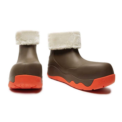 Chocolate Boots with Napped Linings Navarra Women