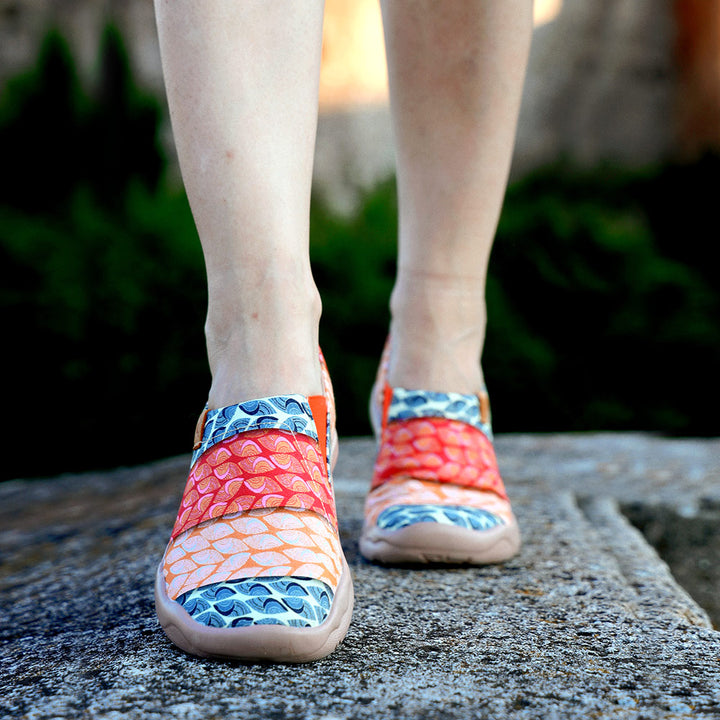 UIN] シューズ レディース スリッポン スニーカー キャンバス 軽量