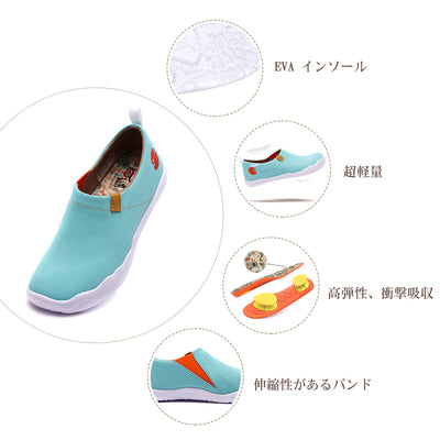 Toledo Light Blue  キャンバス スリッポン スニーカー