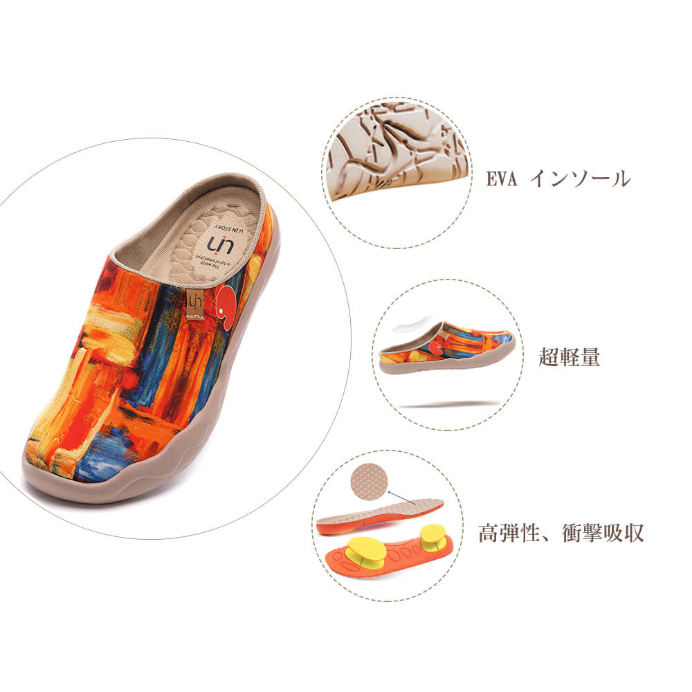 Color Zone Slipper キャンバス スリッパ