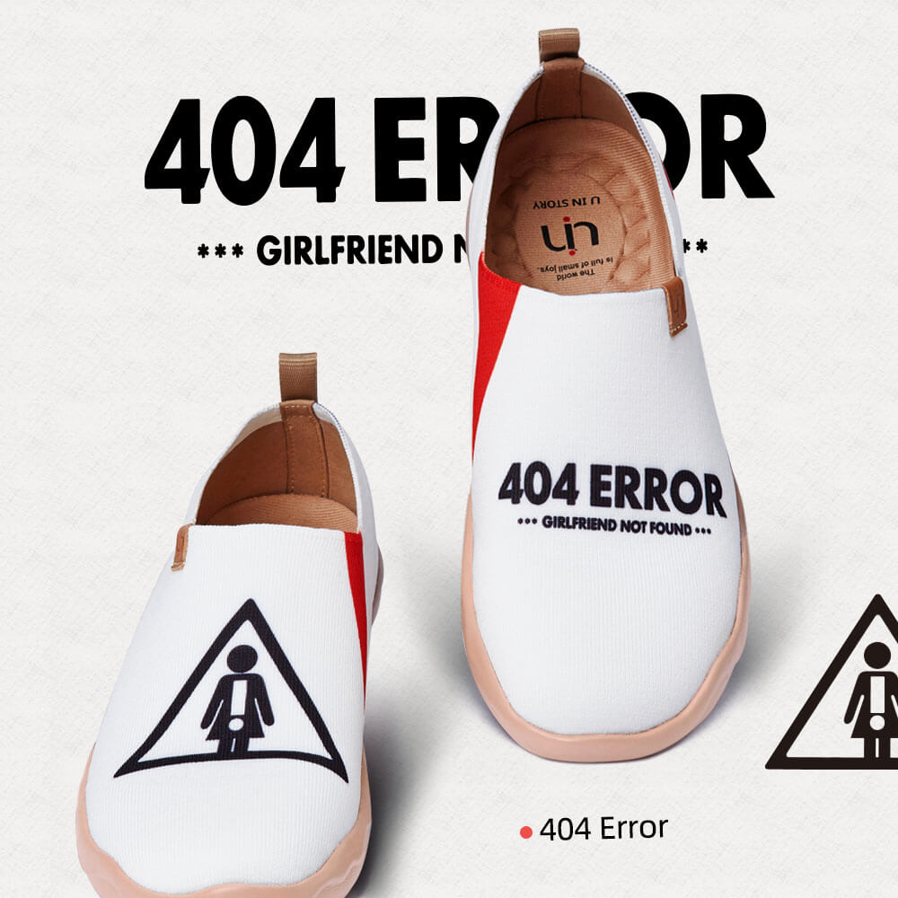 404 Error ニット スリッポン シューズ