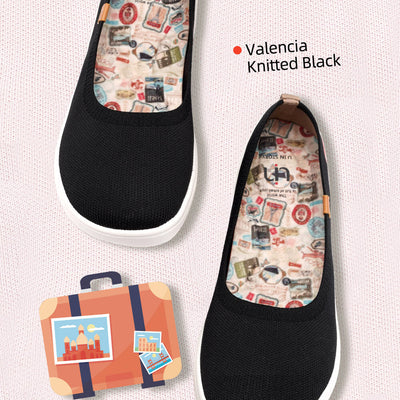 Valencia Knitted Black バレンシア ニット バレエシューズ