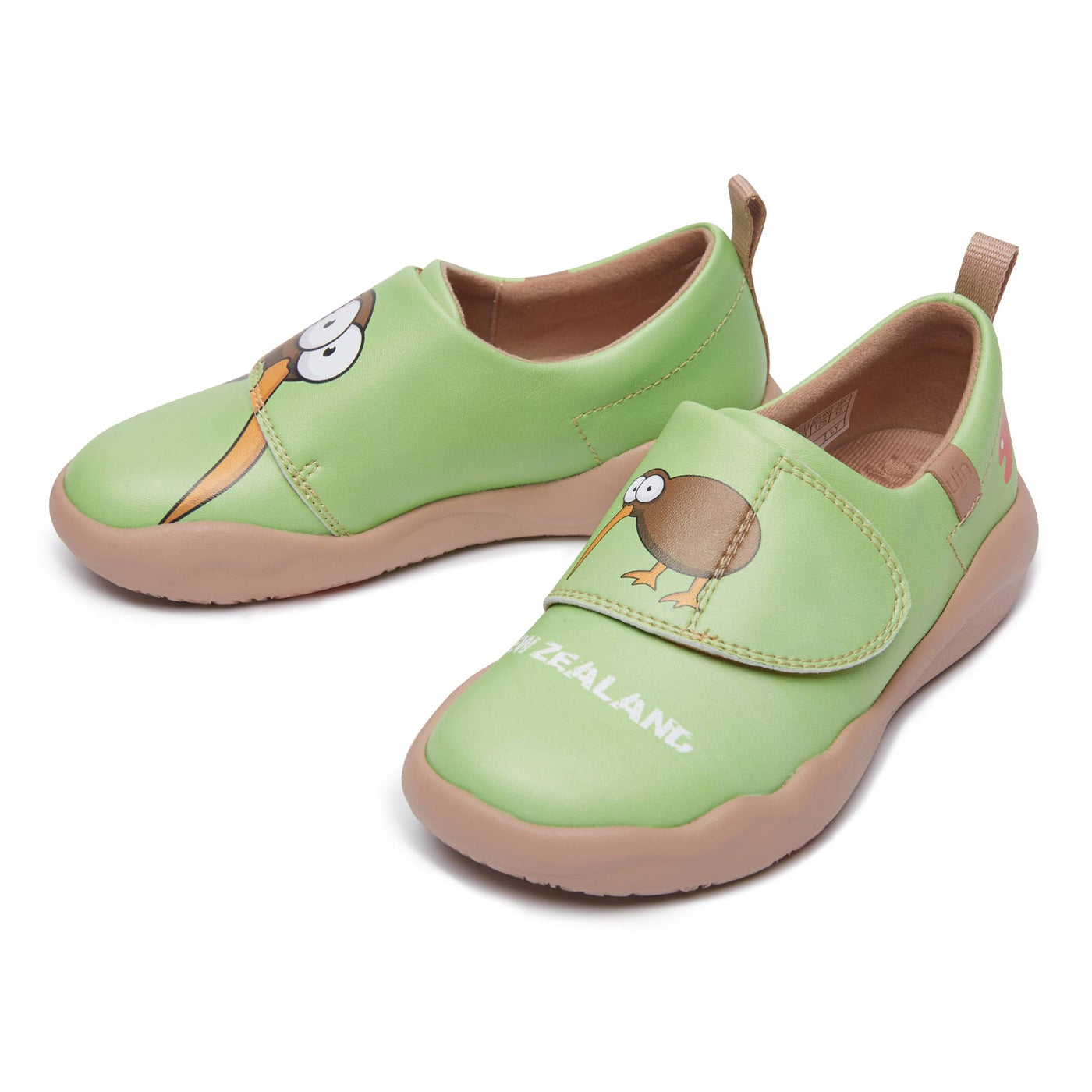 Toledo II Kiwi-Apple Green キーウィ厚底の革の靴
