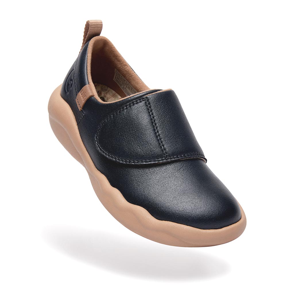 Toledo II Dark Slate Gray Leather Kid