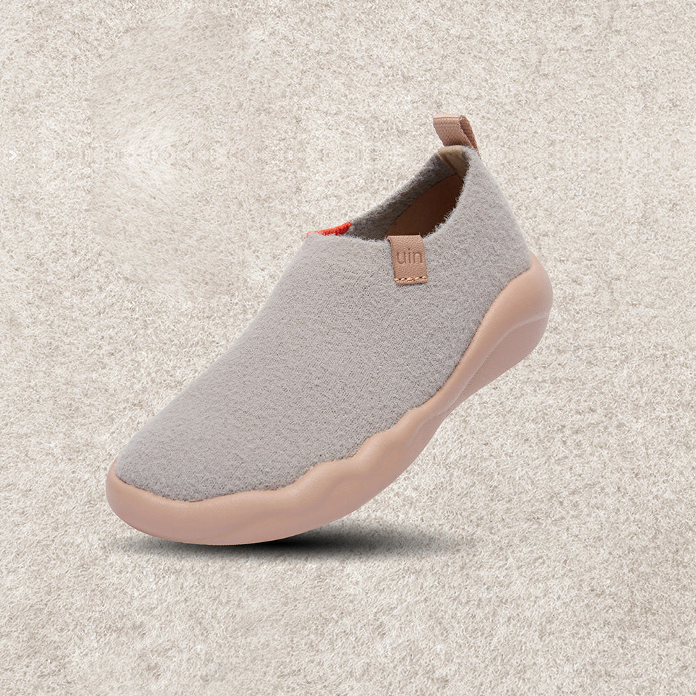 Toledo II Heather Grey Wool Kid