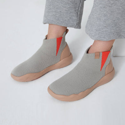 Granada Heather Grey キッズニットブーツ