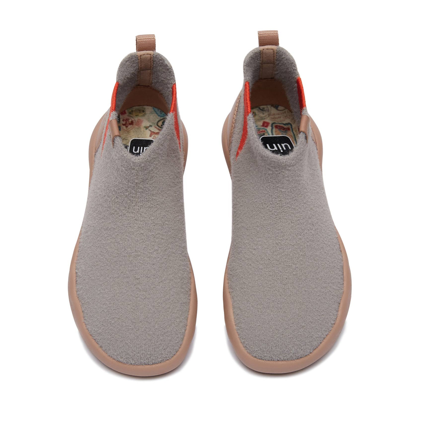 Granada Heather Grey キッズニットブーツ