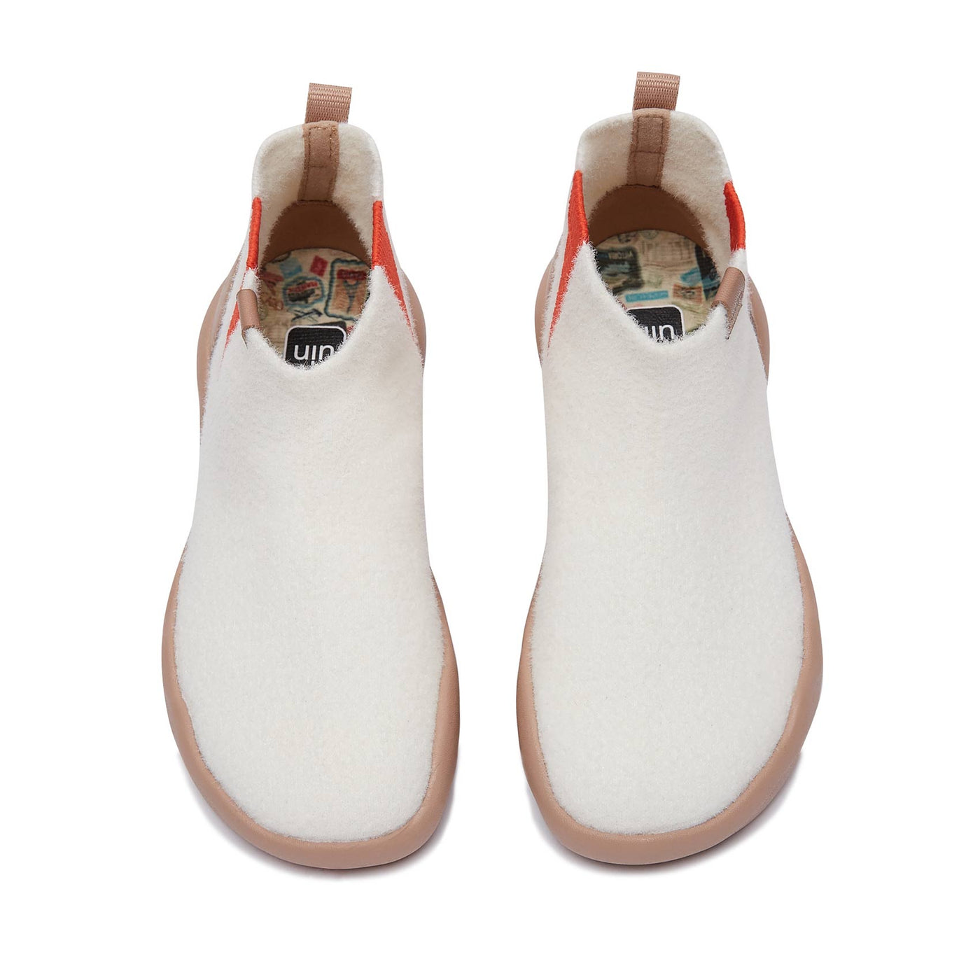 Granada Antique White キッズニットブーツ