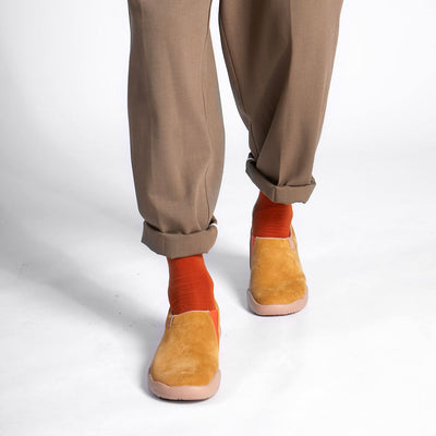 Khaki Cow Suede Toledo II Men