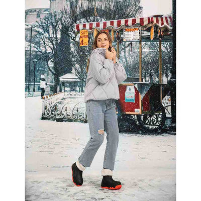 Black Boots with Napped Linings Navarra Women