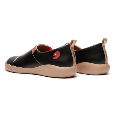 Toledo II Kiwi-Black キーウィ厚底の革の靴