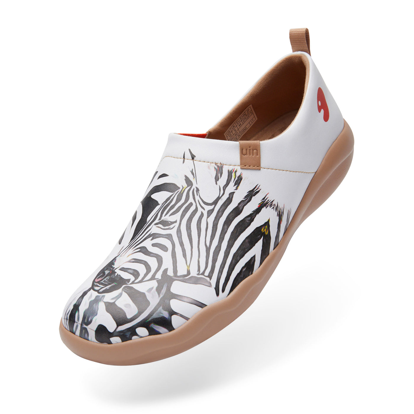 Toledo II Psychedelic Zebra 厚底の革の靴