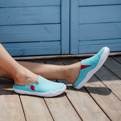 Blue Slipper キャンバス スリッパ