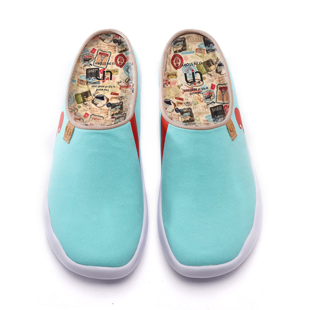 Blue Slipper キャンバス スリッパ