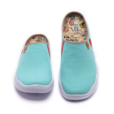 Blue Slipper キャンバス スリッパ
