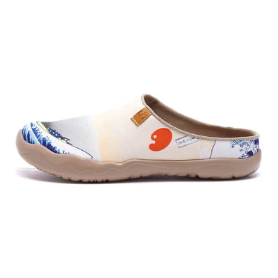Great Wave off Kanagawa Slipper キャンバス スリッパ