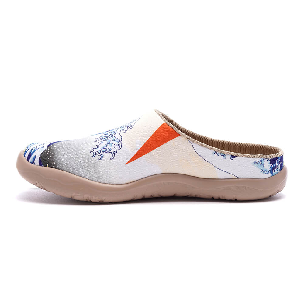Great Wave off Kanagawa Slipper キャンバス スリッパ