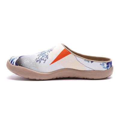 Great Wave off Kanagawa Slipper キャンバス スリッパ