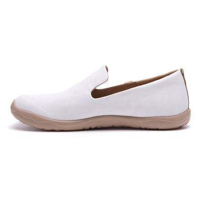 Barcelona Canvas White  キャンバス スリッポン シューズ