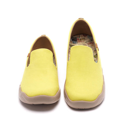 Barcelona Canvas Yellow  キャンバス スリッポン シューズ