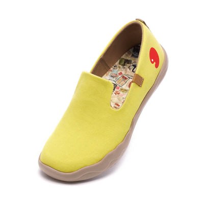 Barcelona Canvas Yellow  キャンバス スリッポン シューズ