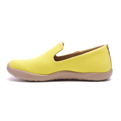 Barcelona Canvas Yellow  キャンバス スリッポン シューズ