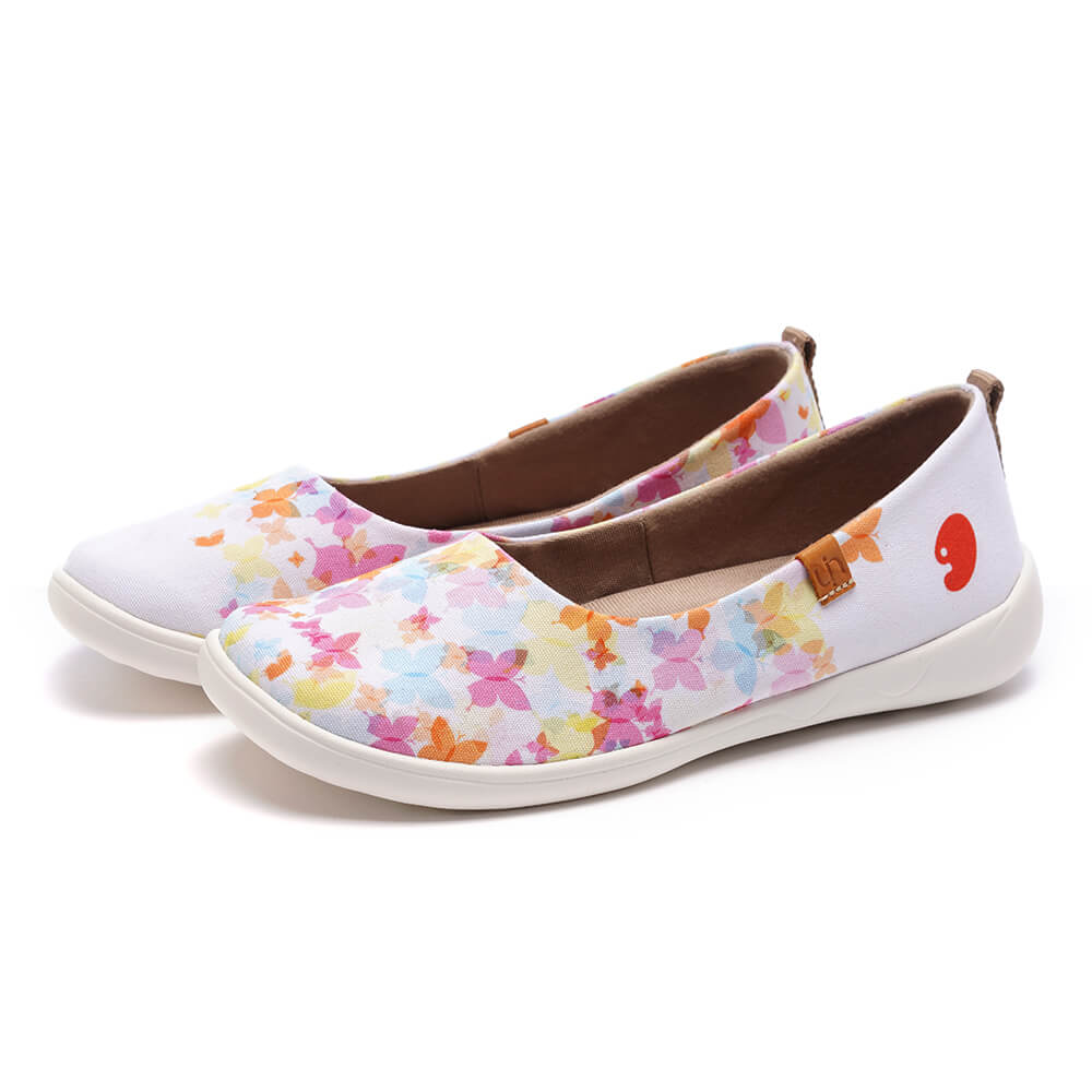 美品 UIN uin アートバレエシューズ ぺたんこ靴 フラットパンプス 24 Amazon | [UIN]アートバレエシューズ ぺたんこ靴 フラット