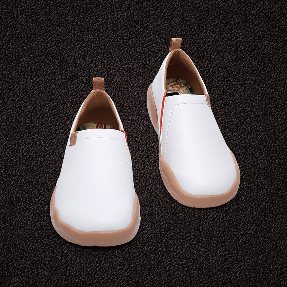 Bright White Toledo II Microfiber Leather Women