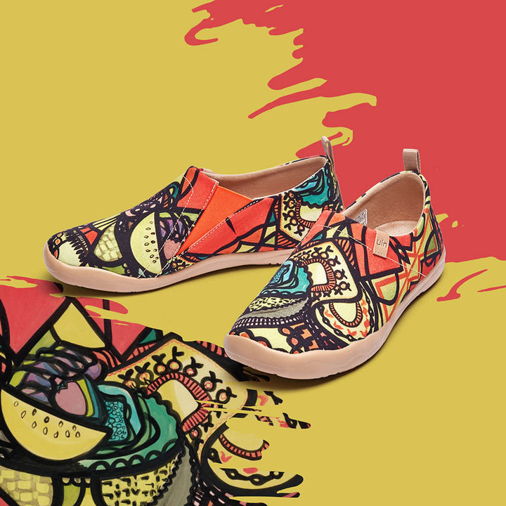 UIN]アートシューズ レディーススリッポン ローファー キューバ