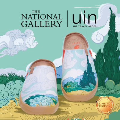 Van Gogh Wheatfield with Cypresses Malaga Women