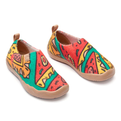 UIN Footwear Kid Italian Pizza Toledo I Kid Canvas loafers