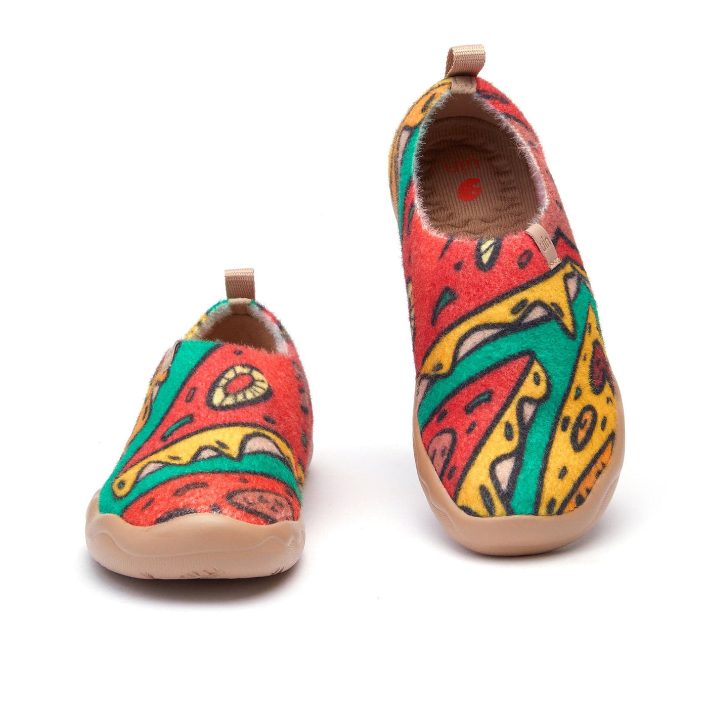 UIN Footwear Kid Italian Pizza Toledo I Kid Canvas loafers